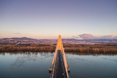 Megyeri híd, Budapest-stock-foto