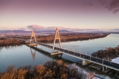 Megyeri híd, Budapest-stock-foto