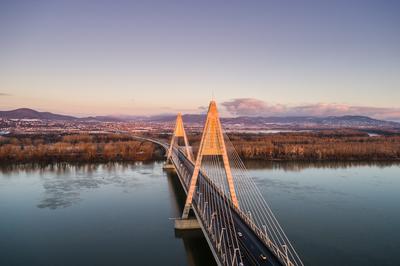 Megyeri híd, Budapest-stock-foto