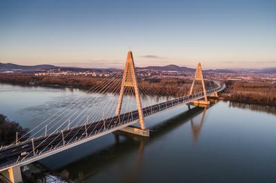 Megyeri híd, Budapest-stock-foto