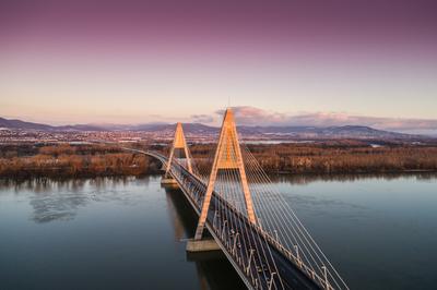 Megyeri híd, Budapest-stock-foto