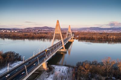 Megyeri híd, Budapest-stock-foto