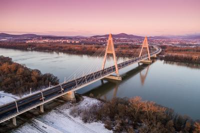 Megyeri híd, Budapest-stock-foto