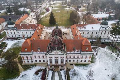 Grassalkovich-kastély. Gödöllő-stock-photo