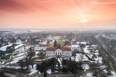 Grassalkovich-kastély. Gödöllő-stock-foto