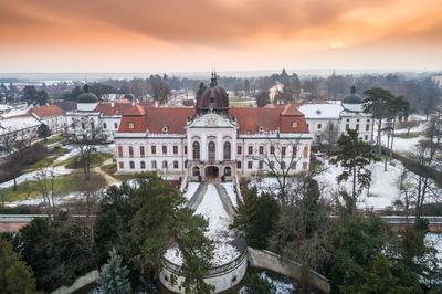 Grassalkovich-kastély. Gödöllő-stock-foto