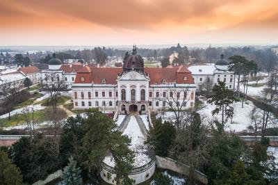 Grassalkovich-kastély. Gödöllő-stock-photo