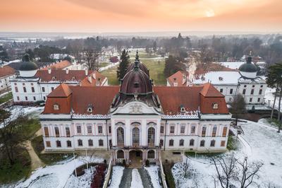 Grassalkovich-kastély. Gödöllő-stock-foto