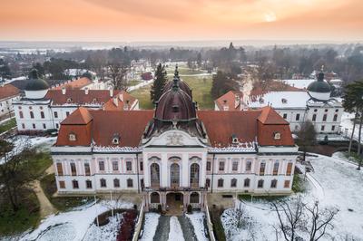 Grassalkovich-kastély. Gödöllő-stock-photo