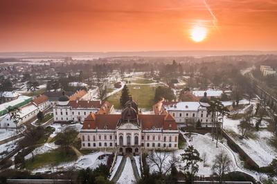 Grassalkovich-kastély. Gödöllő-stock-foto
