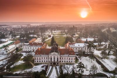 Grassalkovich-kastély. Gödöllő-stock-photo