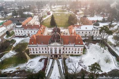 Grassalkovich-kastély. Gödöllő-stock-photo