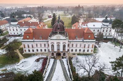 Grassalkovich-kastély. Gödöllő-stock-photo