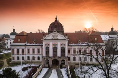 Grassalkovich-kastély. Gödöllő-stock-photo