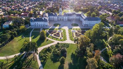 Festetics-kastély, Keszthely-stock-foto