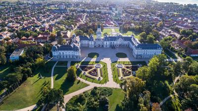 Festetics-kastély, Keszthely-stock-foto