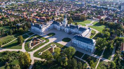 Festetics-kastély, Keszthely-stock-foto