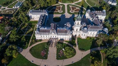 Festetics-kastély, Keszthely-stock-foto
