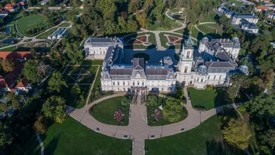 Festetics-kastély, Keszthely-stock-foto