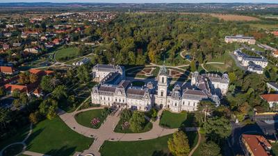 Festetics-kastély, Keszthely-stock-foto