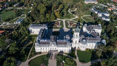 Festetics-kastély, Keszthely-stock-foto