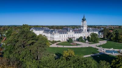 Festetics-kastély, Keszthely-stock-foto