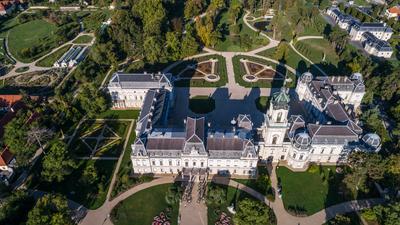 Festetics-kastély, Keszthely-stock-foto