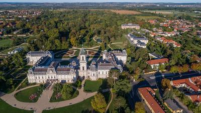 Festetics-kastély, Keszthely-stock-foto