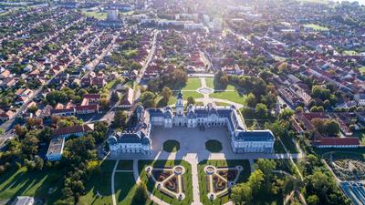 Festetics-kastély, Keszthely-stock-foto