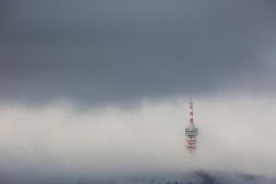 TV-torony, Pécs-stock-foto