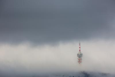 TV-torony, Pécs-stock-photo