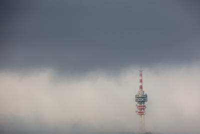 TV-torony, Pécs-stock-foto