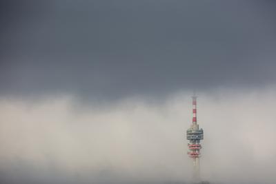 TV-torony, Pécs-stock-photo