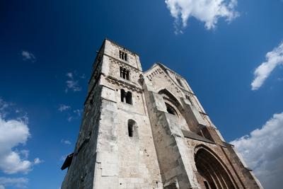 Zsámbék, a Zsámbéki Romtemplom-stock-photo