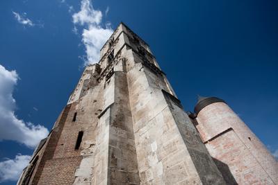 Zsámbék, a Zsámbéki Romtemplom-stock-photo