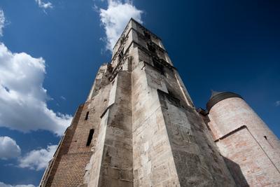 Zsámbék, a Zsámbéki Romtemplom-stock-photo