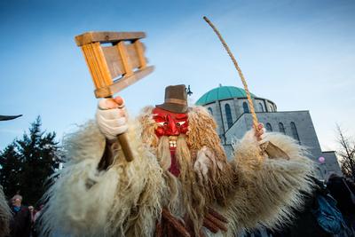 Kultúra - Busójárás Mohácson-stock-foto