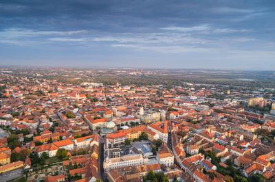 Pécs belvárosa-stock-foto