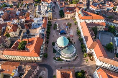 Pécs belvárosa-stock-foto