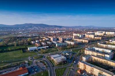Pécs, Megyer városrész-stock-photo