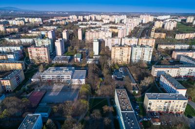 Pécs, Megyer városrész-stock-photo