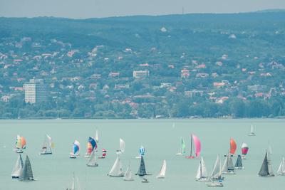 50th Kekszalag championship at the Lake Balaton-stock-photo