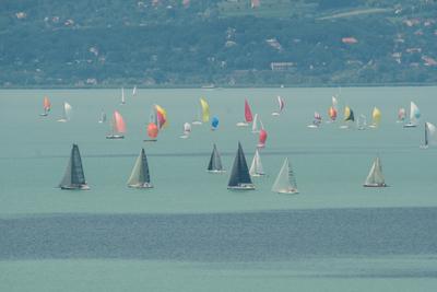 50th Kekszalag championship at the Lake Balaton-stock-photo