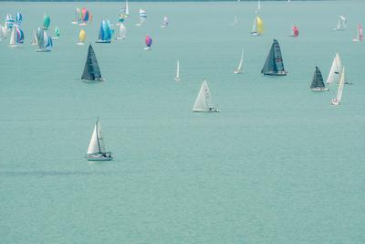 50th Kekszalag championship at the Lake Balaton-stock-photo