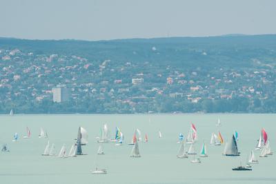 50th Kekszalag championship at the Lake Balaton-stock-photo