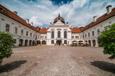 Grassalkovich-kastély, Gödöllő-stock-foto
