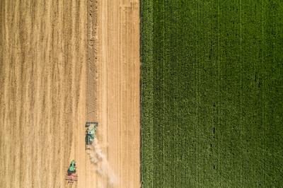 Aratás madártávlatból-stock-photo