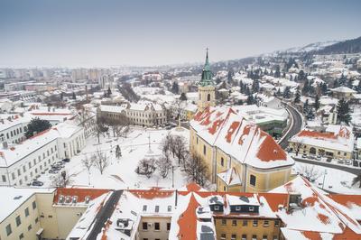 Szekszárd, Béla király tér-stock-foto