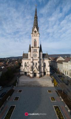 Aerial photo of beautiful Koszeg, Hungary-stock-foto