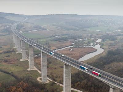 Viaduct of Koroshegy in Hungary-stock-photo